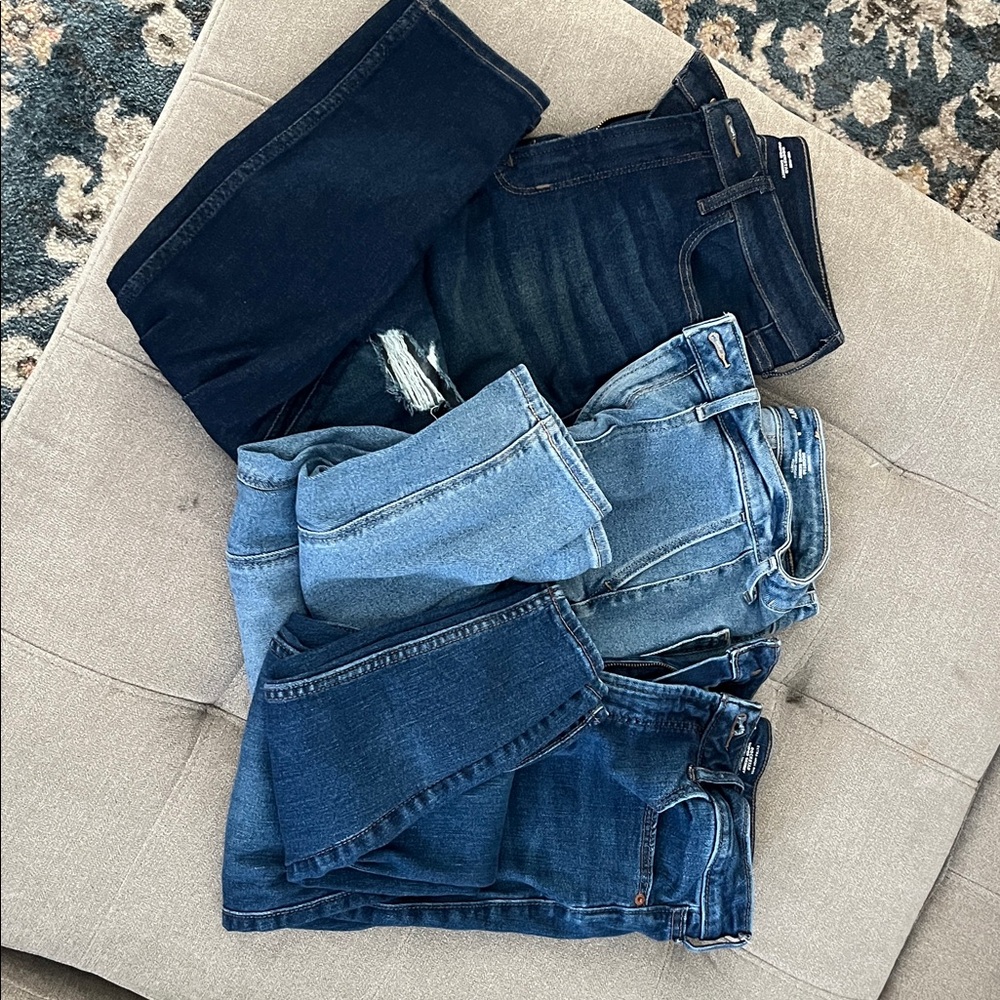 3 pairs skinny jeans